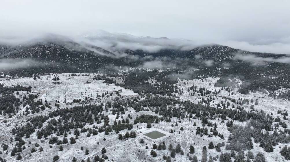 Seydikemer Yaylaları Beyaza Büründü 2